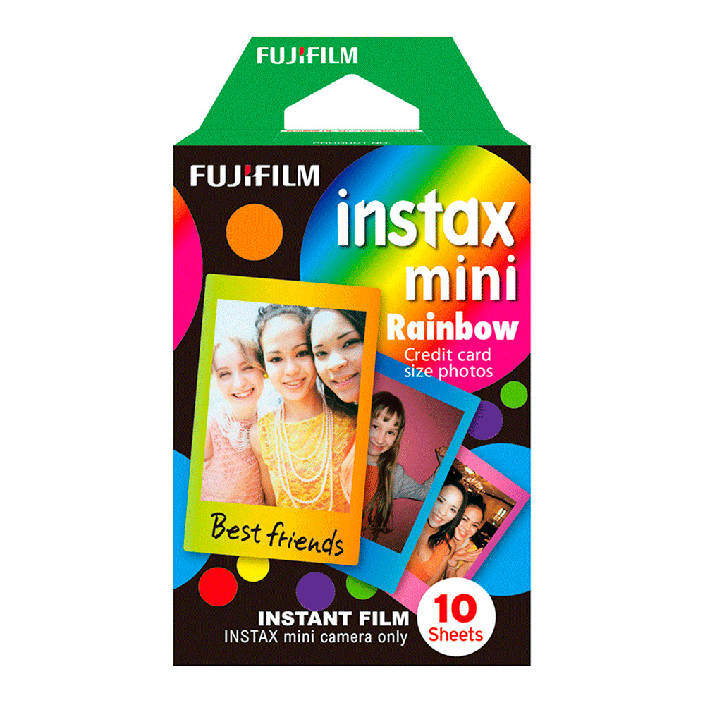KIT Filme Instax Mini Rainbow com 60 fotos - Fujifilm