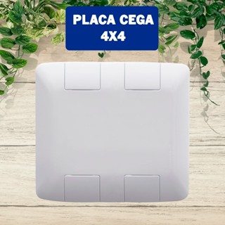 Kit 2 Placa Cega Tampa 4x4 Aria Tramontina Branca para Caixa de Luz em Oferta na Shopee