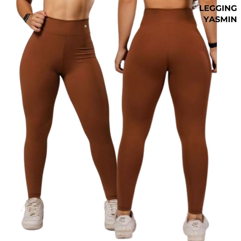 Legging Feminina pala alta academia fitnnes compressão zero transparência confortável e versátil 