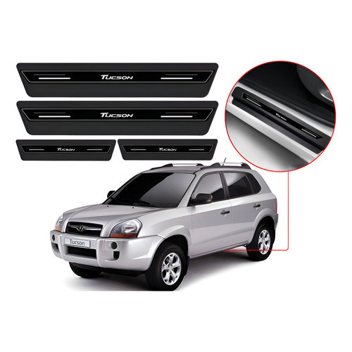 Soleira De Porta Resinada Platinum Hyundai Tucson Preto