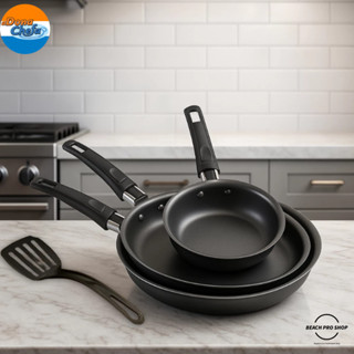 Kit Jogo de Frigideiras Lady 3 Peças Tamanho 18, 20 e 24 cm AntiaderenteTeflon Com Espátula em Oferta na Shopee