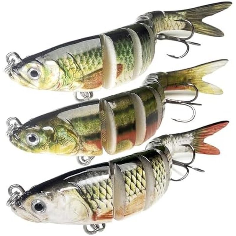 Água Doce E Salgada , Iscas De Pesca Realistas AIDOUBARA Para Truta Robalo , Tipoia Walleye Pike Bluegill Salmon , Isca