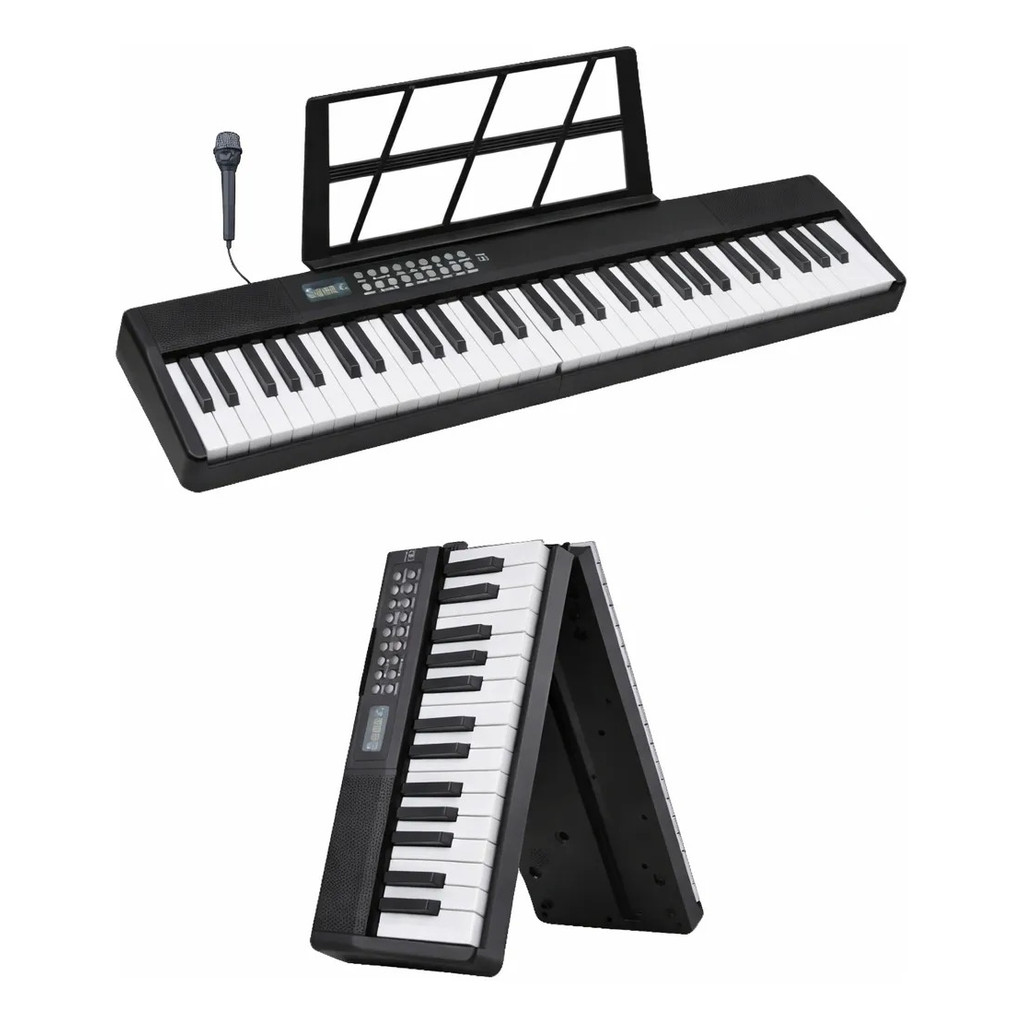 Teclado Sensitivo Display Led 200 Ritmos  61 Teclas Usb