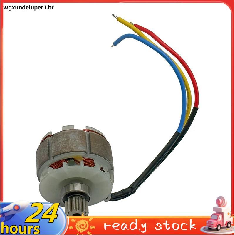 Conjunto De Motor De Cortador De Grama Sem Escova , 21V , 12 Dentes , Aparador De Sebes Para Jardins De Rotor , Acessóri
