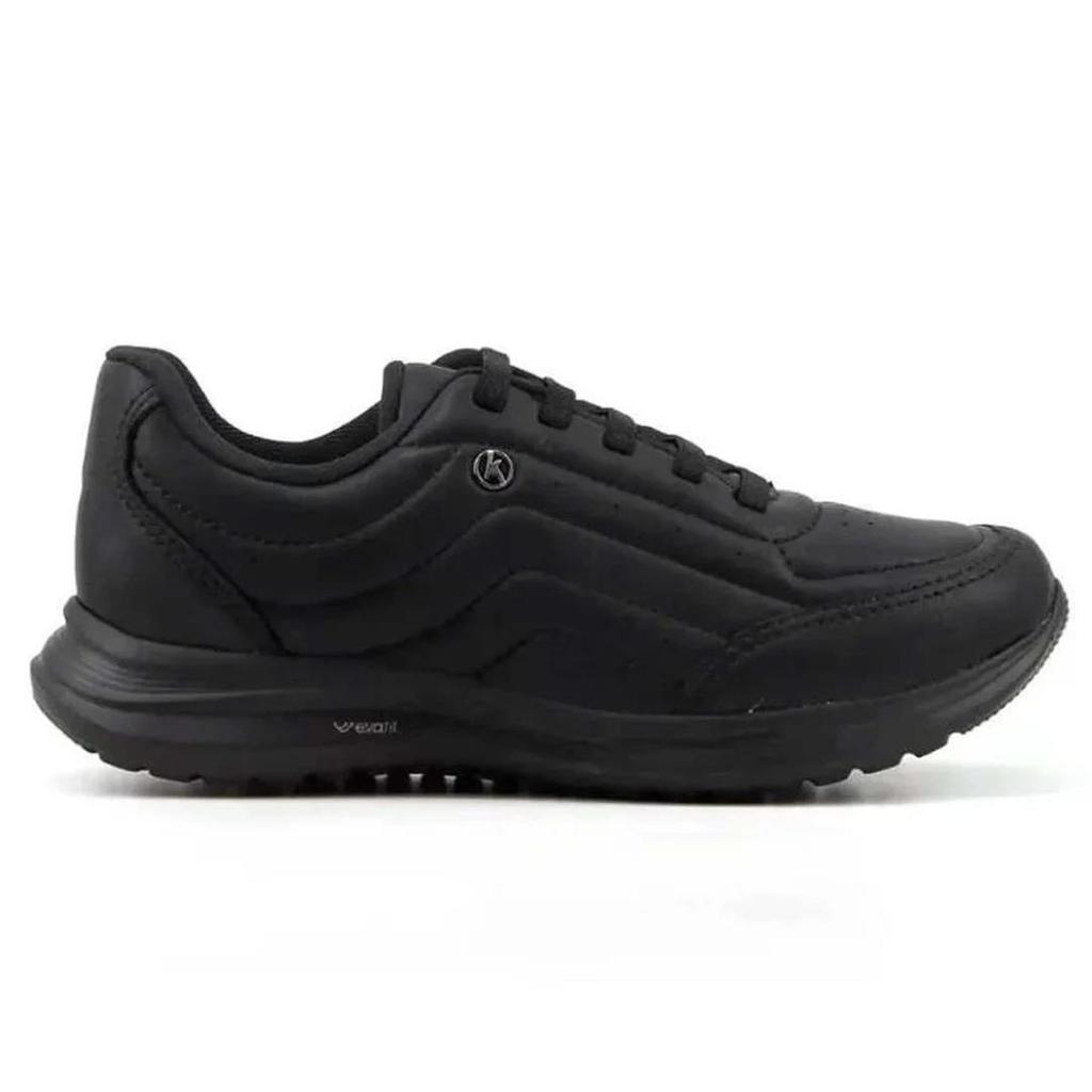 Tenis Almeria Kolosh Esportivo Feminino Casual Preto 35 BR