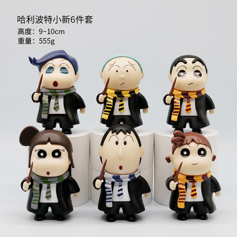 2026 novo estilo 2026 estoque pronto Harry Potter shin-chan shin-chan figura muda figura fofa Nohara Shinnosuke boneca d