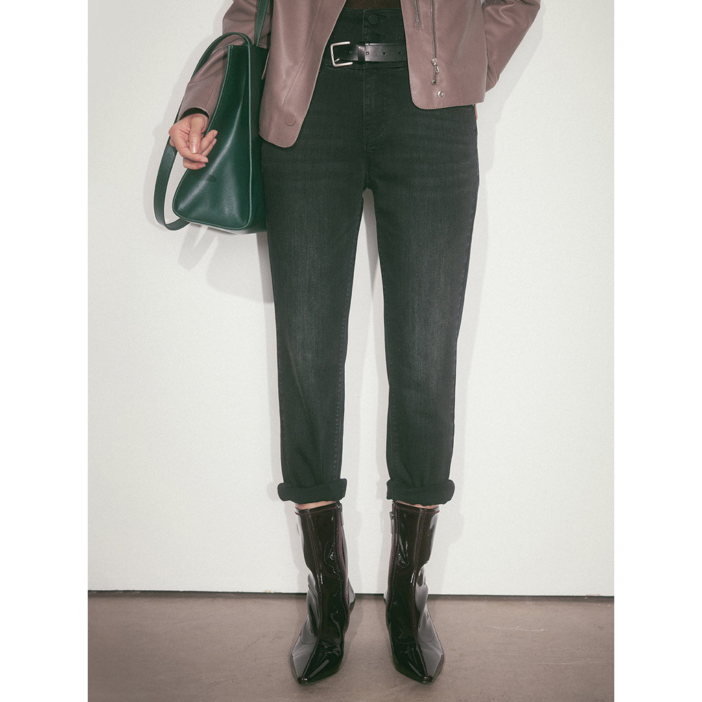 Bug Amazing Shaping ''Forma Slimmer Look Turquia Tecido Misturado de Algodão Importado Cintura Alta Calças Skinny Jeans 