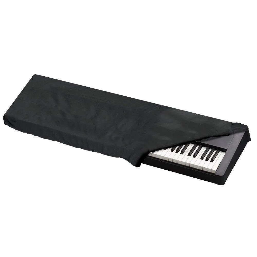 Capa para Teclado musical PSR-383 E-X10 Profundidade 32cm  Altura 10cm Comprimento 94cm Preta