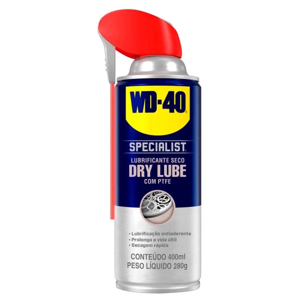 Lubrificante Seco Wd-40 400ml Specialist Dry Lube Aerossol