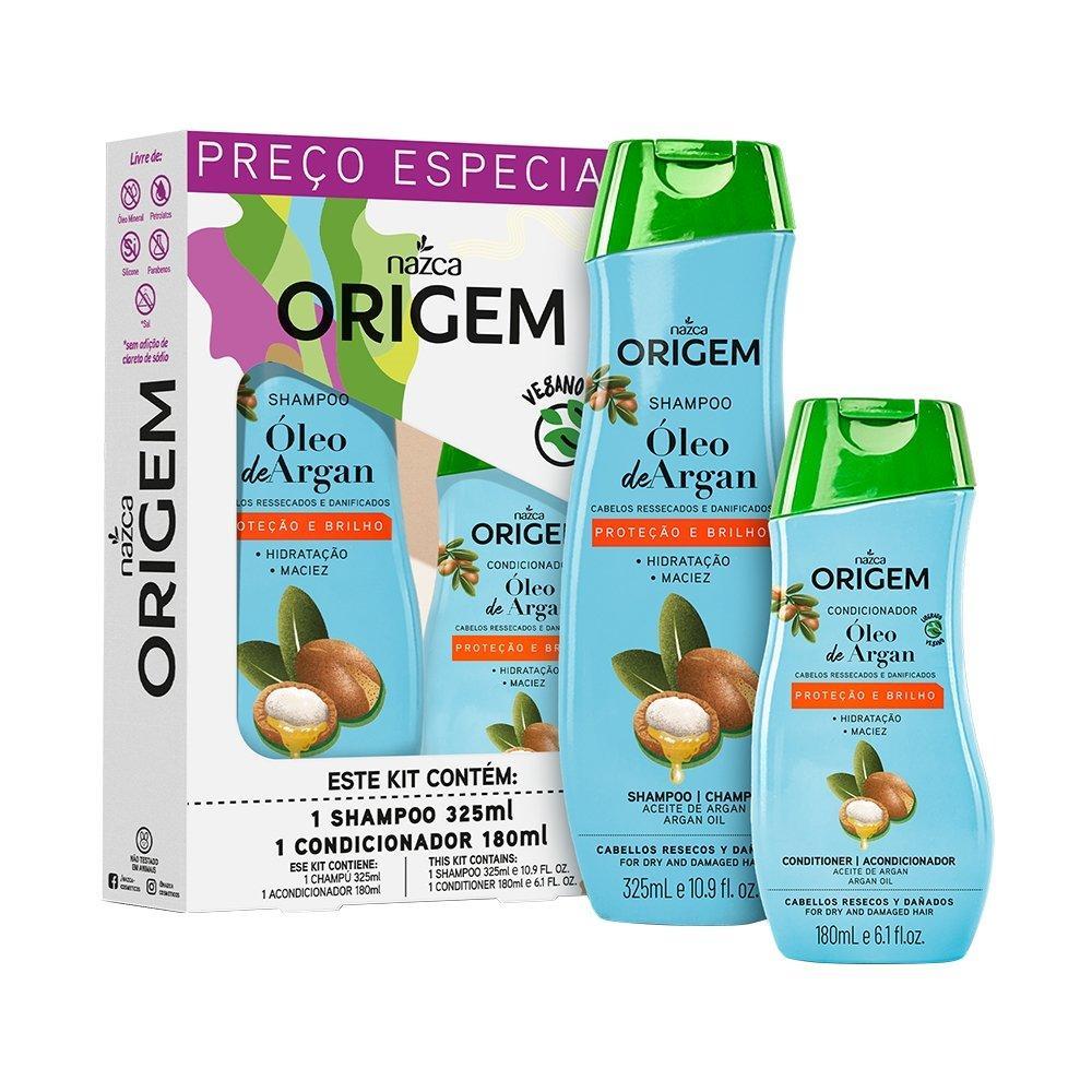 Shampoo 325ml + Condicionador Origem Argan 180ml
