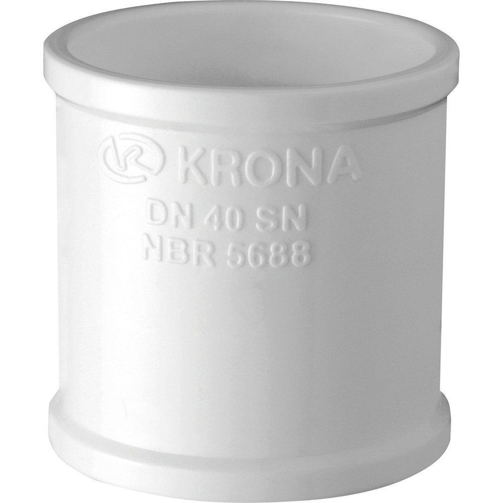 Luva Esgoto Krona 40mm - Embalagem com 25 Unidades