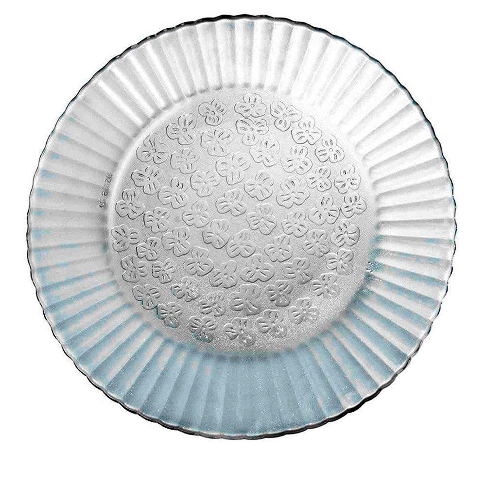 Conjunto de Pratos Fundos Duralex Vidro Primavera 24 Peças