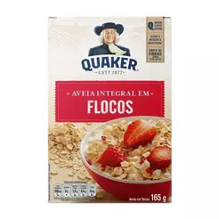 Aveia Quaker em Flocos Regular 165g