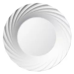 Conjunto de Pratos Fundos Duralex Opaline Jasmim 24 peças