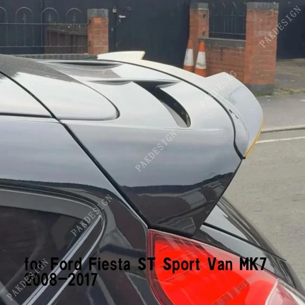 Asa Traseira Telhado Spoiler Tampa Maxton Estilo Modificado Acessórios De Decoração Para Ford Fiesta ST Sport Van MK7 20