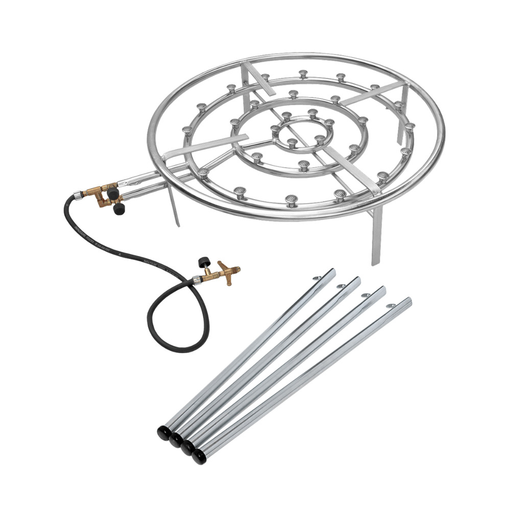 Kit Fogareiro de Alta Pressão 64cm 037 e Cano de Emenda 50cm 041 Papaléguas