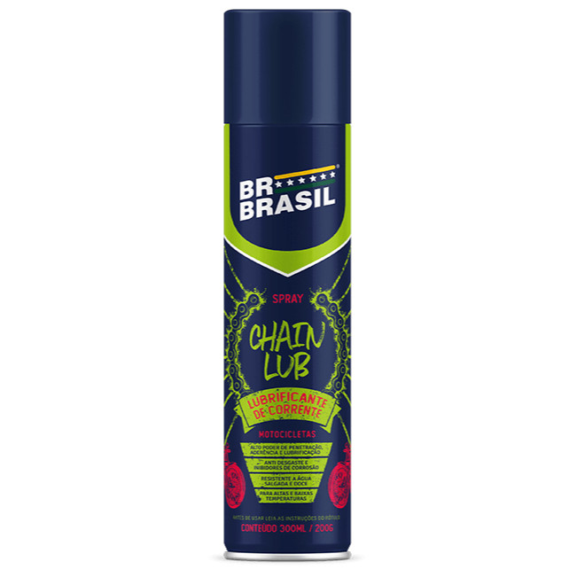 Lubrificante de Corrente Chain Lub Spray Lubrificante 300ml BRBrasil