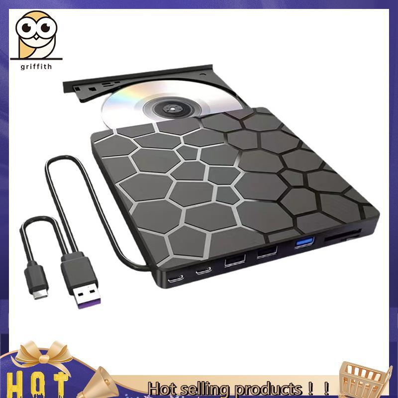 Gravador Externo De CD/DVD , USB 3.0 ,-ROM +/- RW , Para Laptop E Desktop , 11/10/8/7 Linux