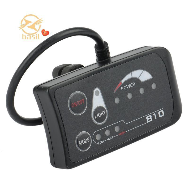 [Desconto B] Conector De Display LED 810 Para Medidor De Velocidade De Ciclismo De Bicicleta Elétrica Conecte Farol Ebik