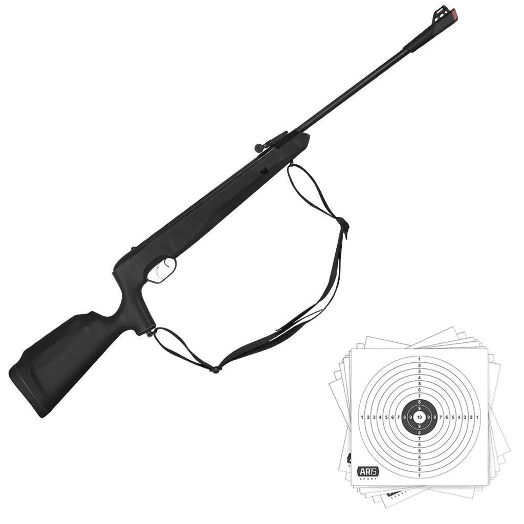 Carabina de Pressão 5.5 Naja Nitro Tag c/ Mola Gas Ram 60kg