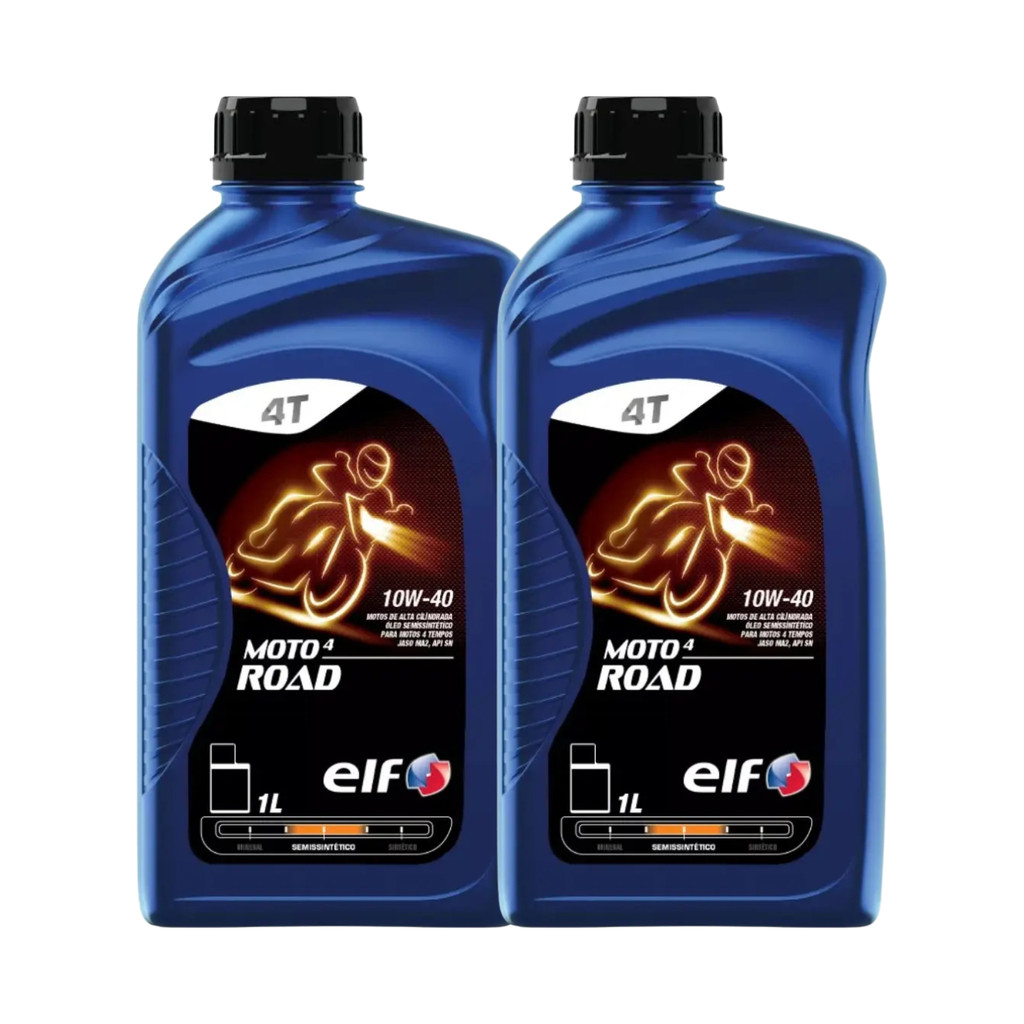 Kit 2 Óleo 10W40 MOTO 4 ROAD ELF Semissintético