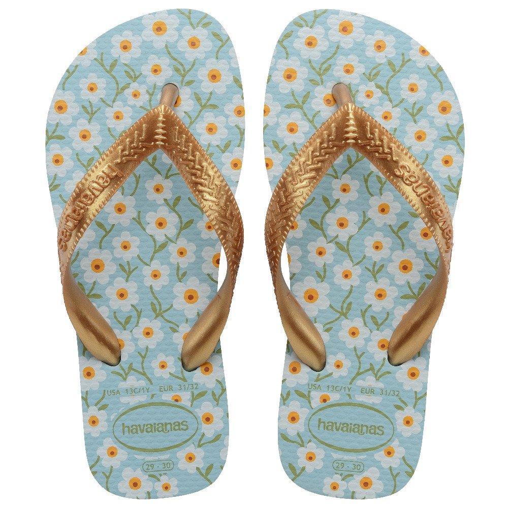Havaianas Kids Flores Azul Maceió
