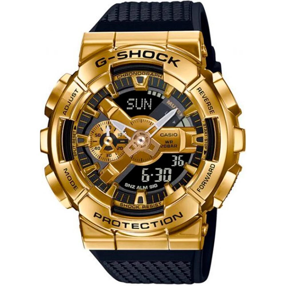 Relógio Casio Masculino Ref: Gm-110g-1a9dr G-Shock Anadigi Dourado