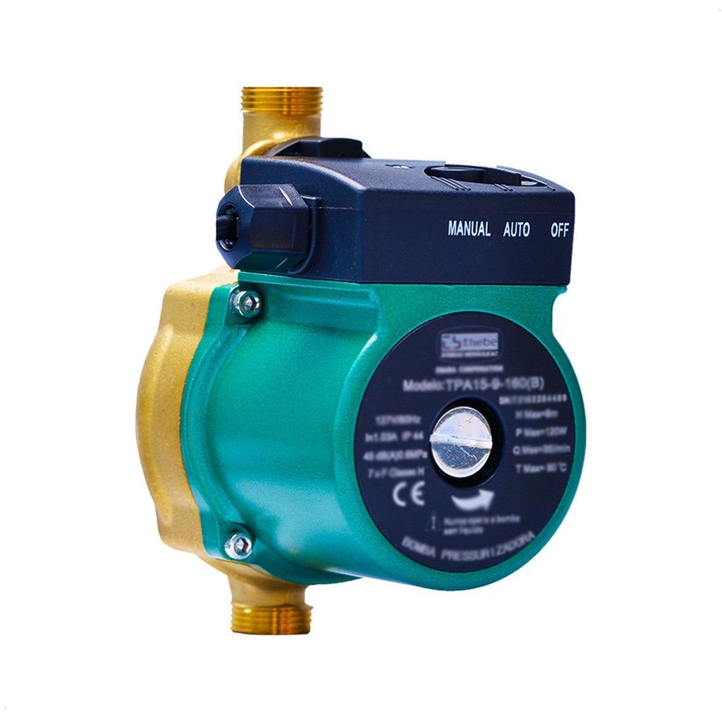 Bomba Monoestágio Tpa 15-9-160(B) Monofásico Motor Thebe 120W 220V Bronze
