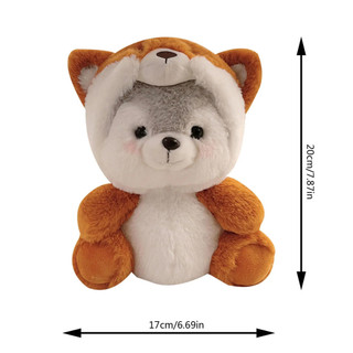 Brinquedo de Pelúcia com Design de Animal de Desenho Animado Fofo, 1 Unidade de Brinquedo de Pelúcia Adorável, Brinquedo