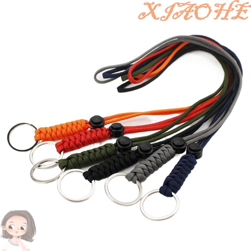 XIAOHE Paracord Cordão Pulseira Corda Cinta Mochila Chaveiro Pendurado Fivela De Pulso