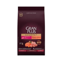 Ração Gourmet para Cães Adultos de Porte Mini Sabor Salmão e Frango 1Kg GranPlus