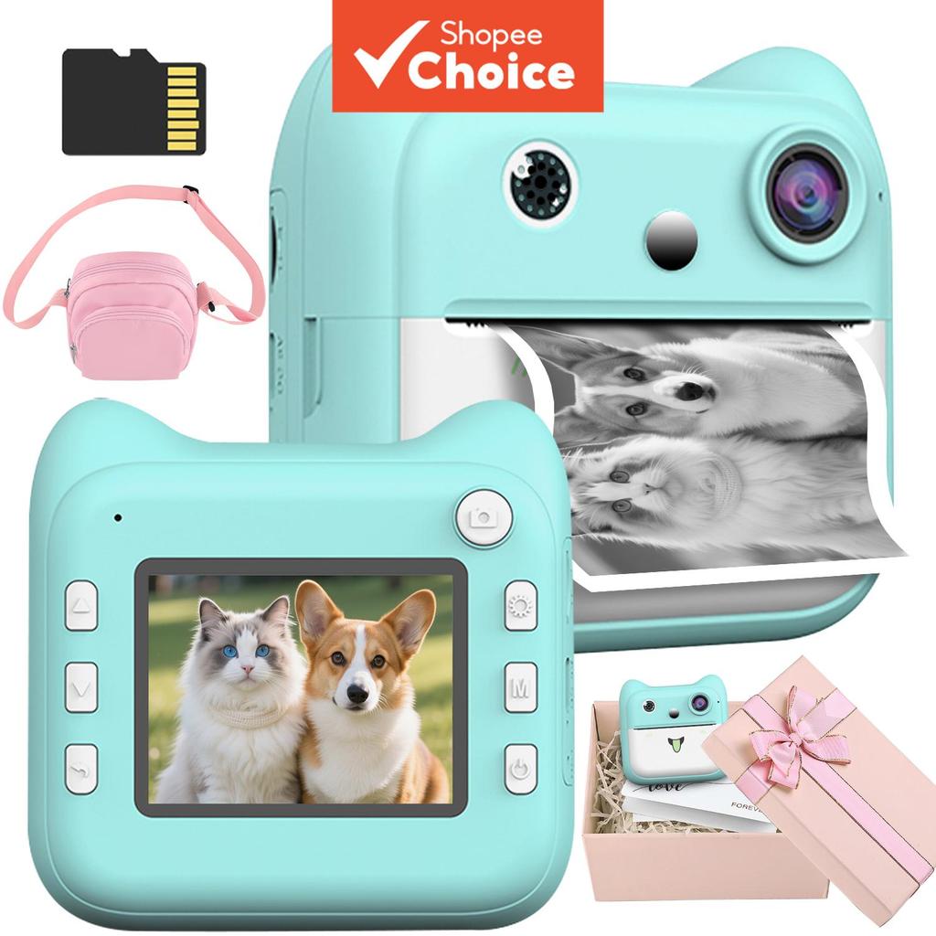 Câmera De Impressão Instantânea Para Crianças , Brinquedo Criativo Com Filtros Coloridos , Jogos De 