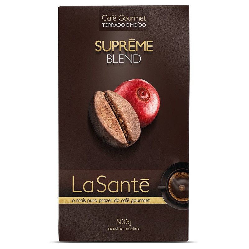 Café Gourmet Torrado E Moído La Sante 500g Pouch