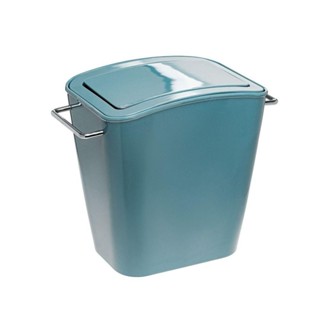 Lixeira 10 Litros Com Alças De Melamina Verde em Oferta na Shopee