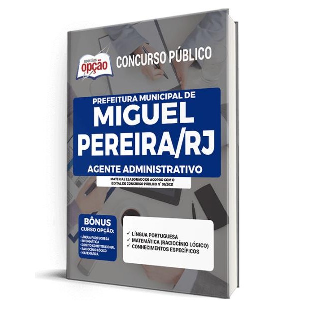 Apostila Prefeitura de Miguel Pereira - RJ - Agente Administrativo