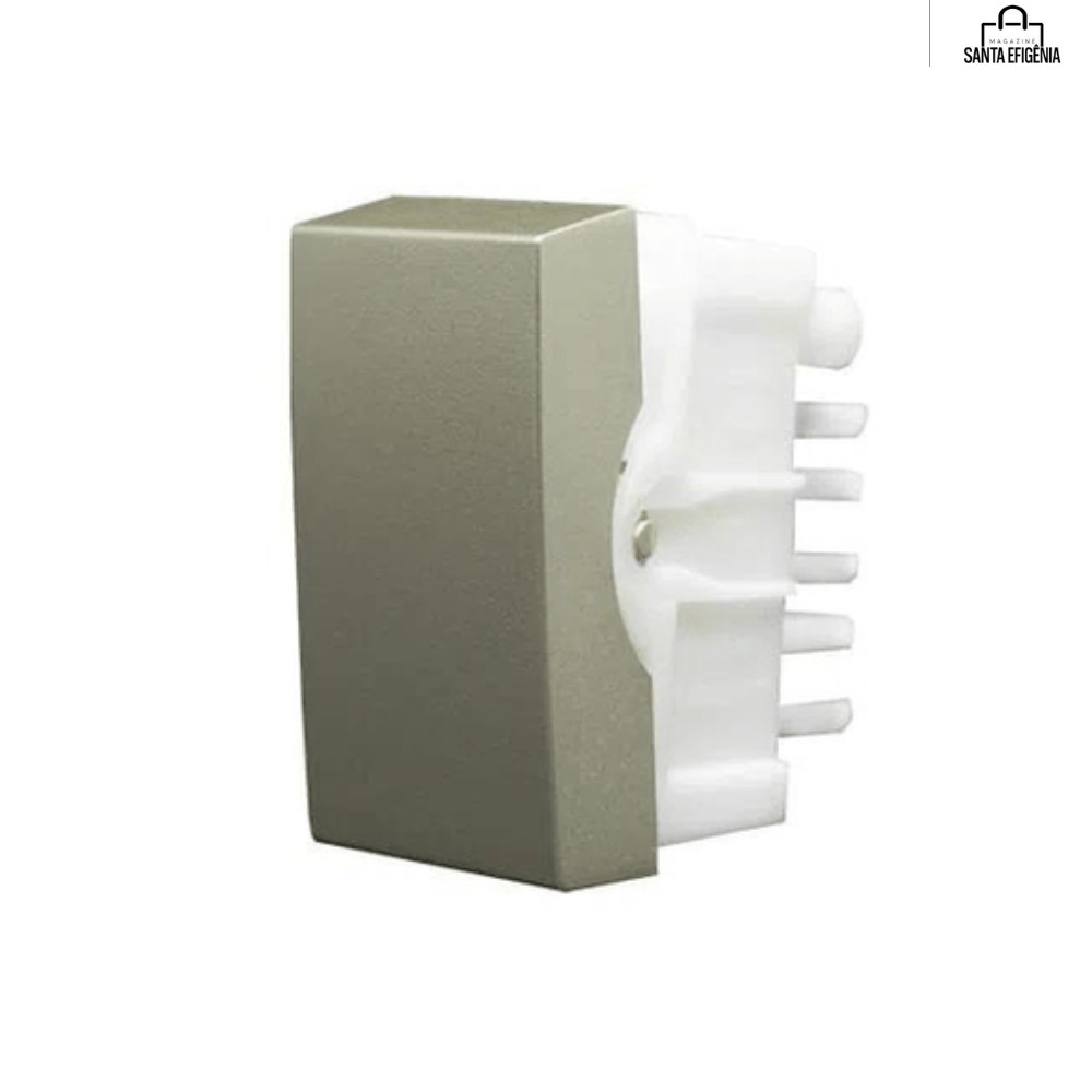 Interruptor Paralelo Champagne Fosco Inova Pro Class Alumbra