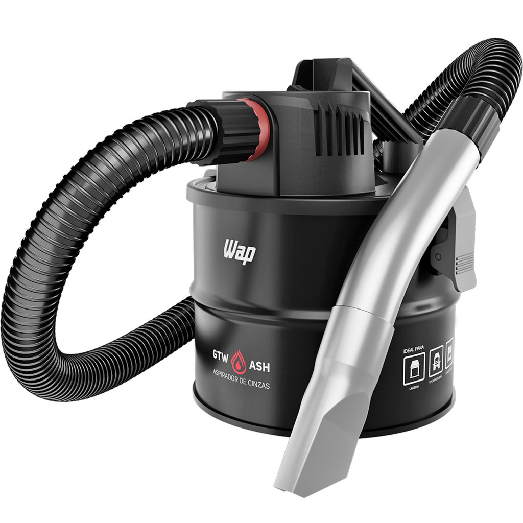 Aspirador de Cinzas para Churrasqueira Lareira E fogão a Lenha GTW ASH Portatil 1400W WAP em Oferta na Shopee
