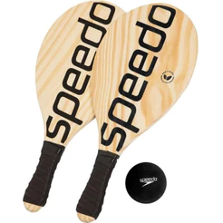 Kit Frescobol Speedo C/ 2 Raquetes + Bola Jogo Praia