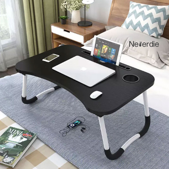 Mesa Mesinha Apoio Cama Sofá Suporte Notebook Tablet Copo Refeição Homi Office Dobrável