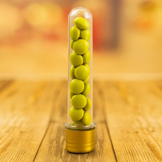 10~50  TUBETE ACRÍLICO LEMBRANCINHAS 13CM COM TAMPA DOURADA em Oferta na Shopee