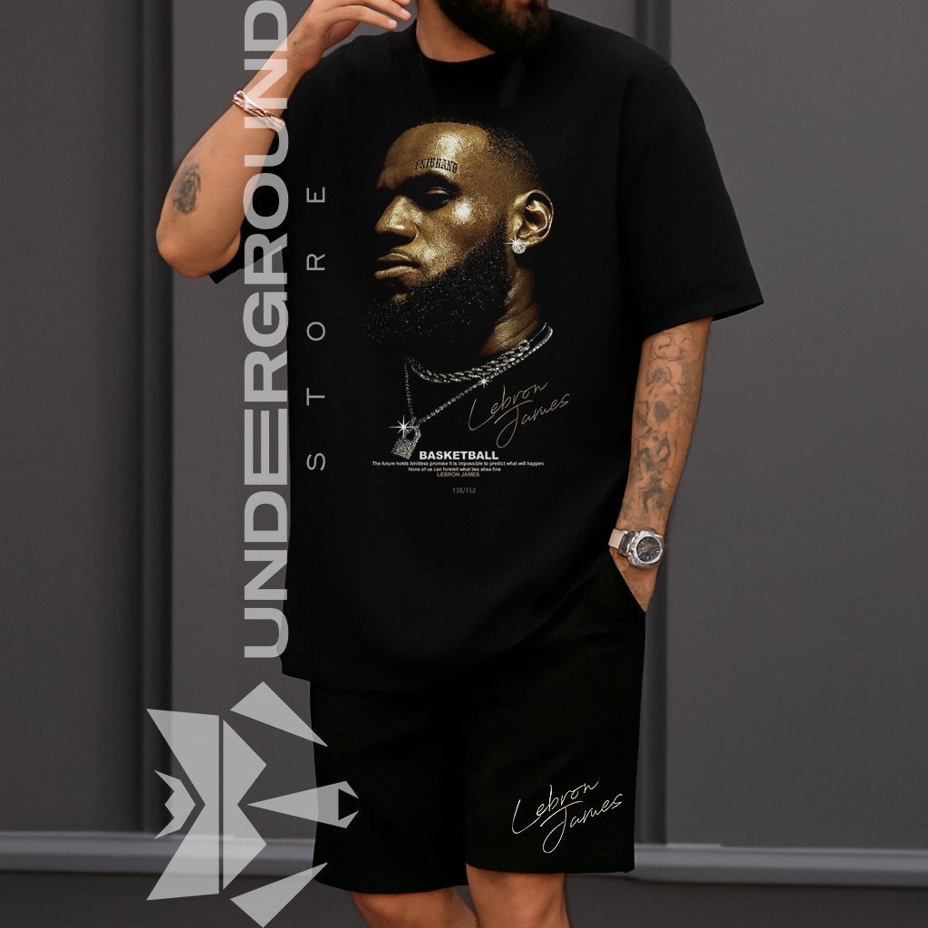 Conjunto Basquete Masculino Camisa Camiseta 100% Algodão e Bermuda Tactel Adulto Kit Short e camisa