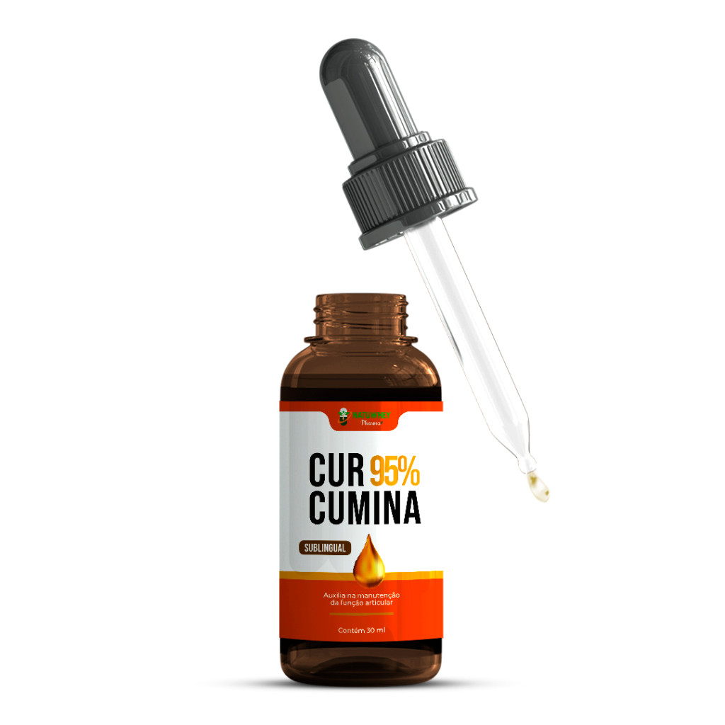 Curcumina95% 1 Pote Turmeric Curcumin Óelo De Açafrão Gotas