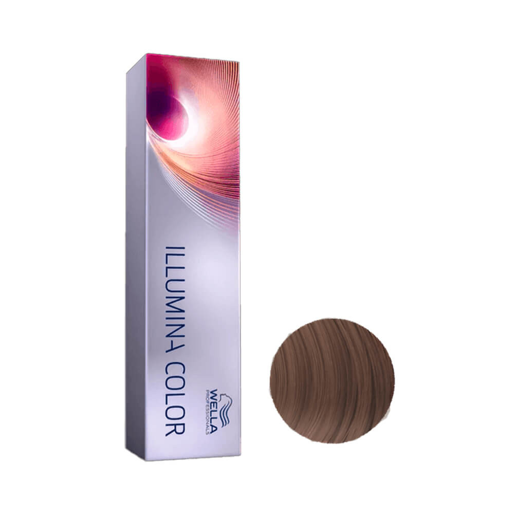 Coloração Wella Professionals Illumina Color 6 Louro Escuro em Oferta na Shopee