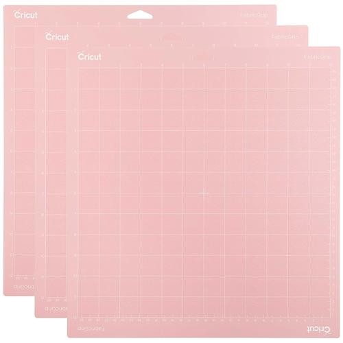Base de Corte Adesiva Cricut para Tecido 30x30cm 3UN - Rosa