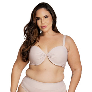 Sutiã Plus size tomara que caia bombom sustentação Nayane Rodrigues SP45 em Oferta na Shopee