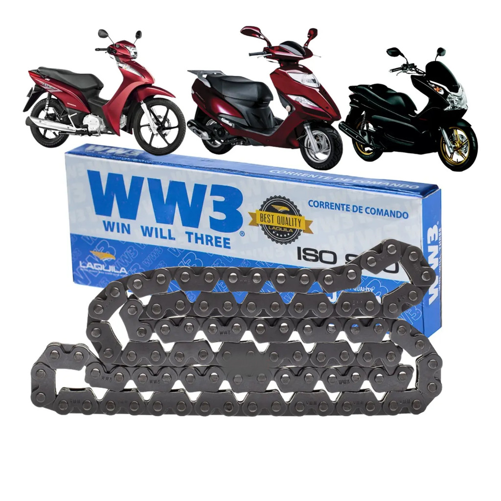 Corrente Comando Biz 125 2005/2024 BURGMAN 125i 2011/2019 em Oferta na Shopee