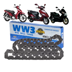 Corrente Comando Honda Biz 125 2005/2024 Suzuki Burgman 125i 2011/2019 Moto