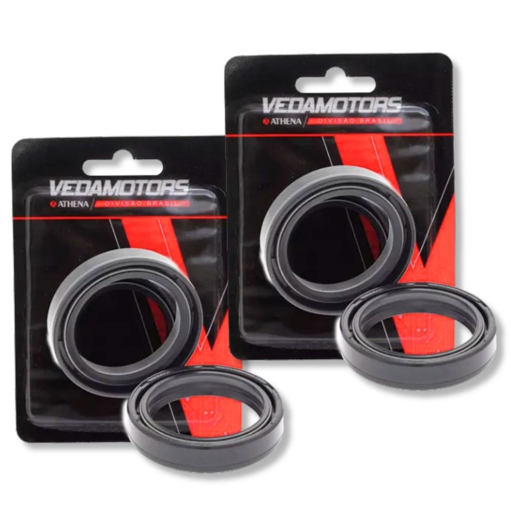 Kit Retentores da Bengala + Guarda Pó Cg 150 Titan / Nxr 150 Bros / Pcx 150 Vedamotors em Oferta na Shopee