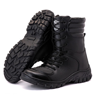 Coturno Masculino Militar Botas Motociclista Militar Solado de Borracha em Oferta na Shopee