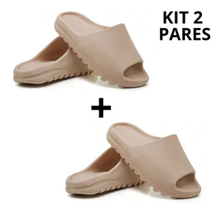Kit 2 Pares Chinelo Slide Yeeze Nuvem Unissex Lançamento Leve Confortável Ortopédico